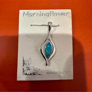 NWT Opal Morning Flower Pendant